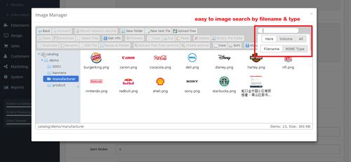 opencart商城 后台产品图片管理器最新版ImageManageroc3.0.x模块 下载